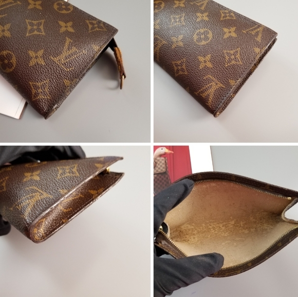 LOUIS VUITTON Pouchette Classic Monogram print GM - Picture 6 of 16
